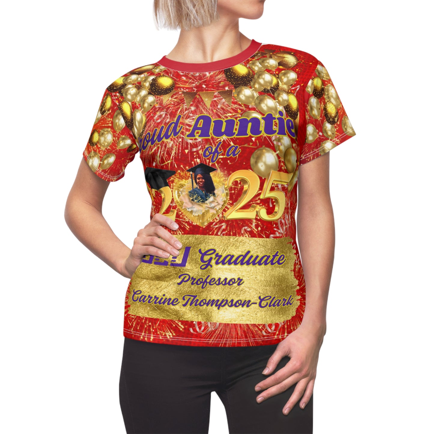 Celebration Tee for Proud Aunties - Custom Graduation 2025 Design