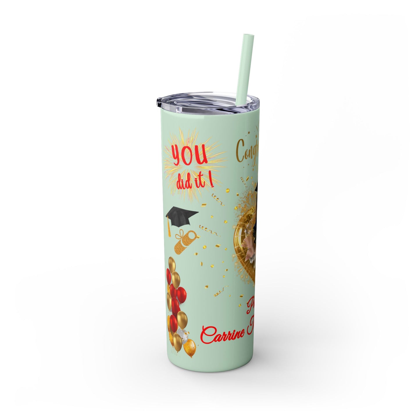 Personalized Graduation Celebration Tumbler