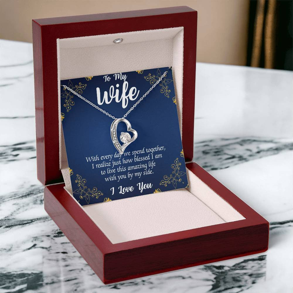 Forever Love Necklace (Rhodium ONLY)