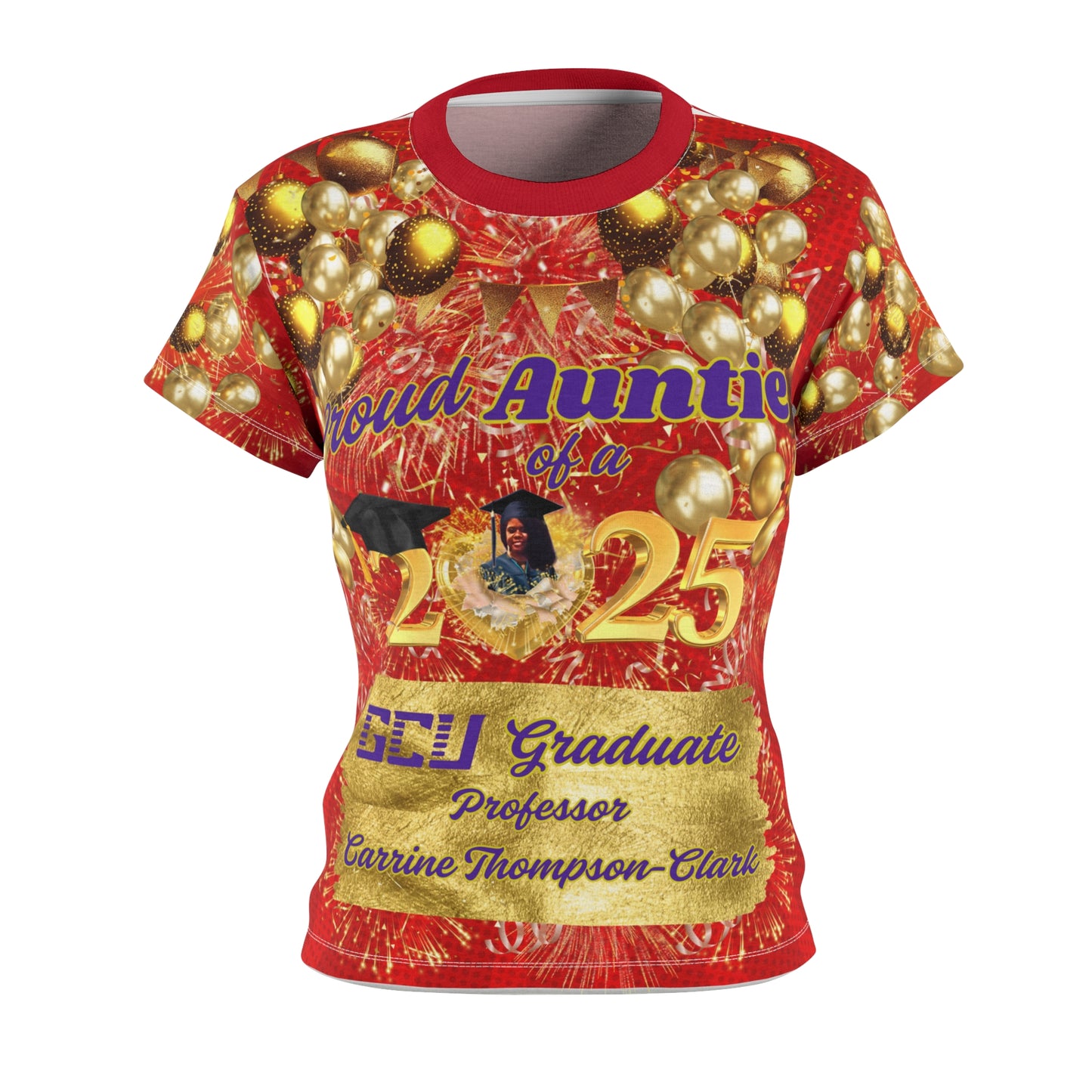 Celebration Tee for Proud Aunties - Custom Graduation 2025 Design