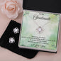Eternal Love: Love Knot Necklace and Earrings Set