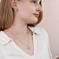 Eternal Love: Love Knot Necklace and Earrings Set