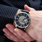 Elegant Men's Openwork Watch - Precision Craftsmanship and Timeless Style