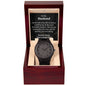 Rustic Charm: Wooden Timepiece with Premium Leather Strap