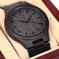Rustic Charm: Wooden Timepiece with Premium Leather Strap