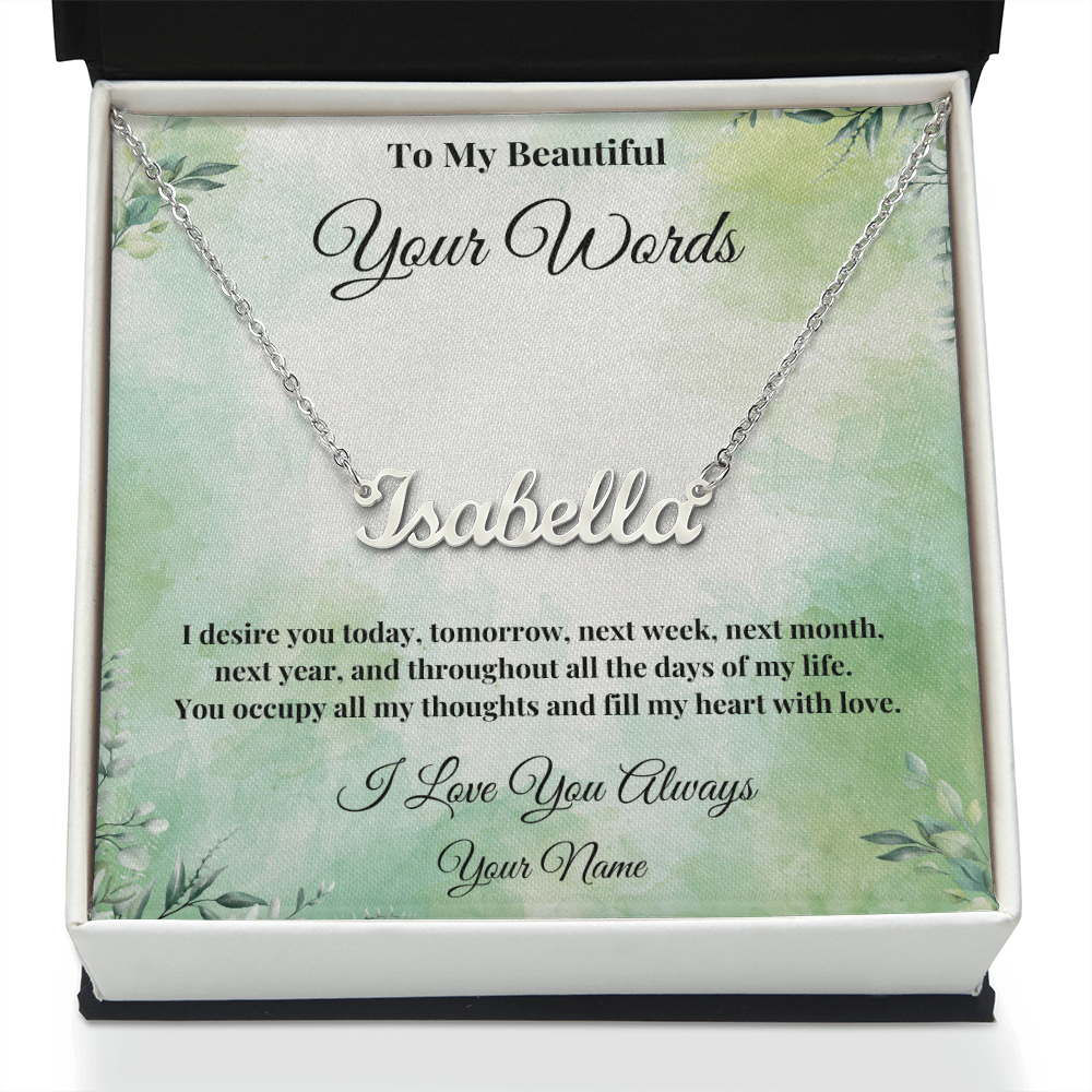 Eternal Elegance: Personalized Name Necklace