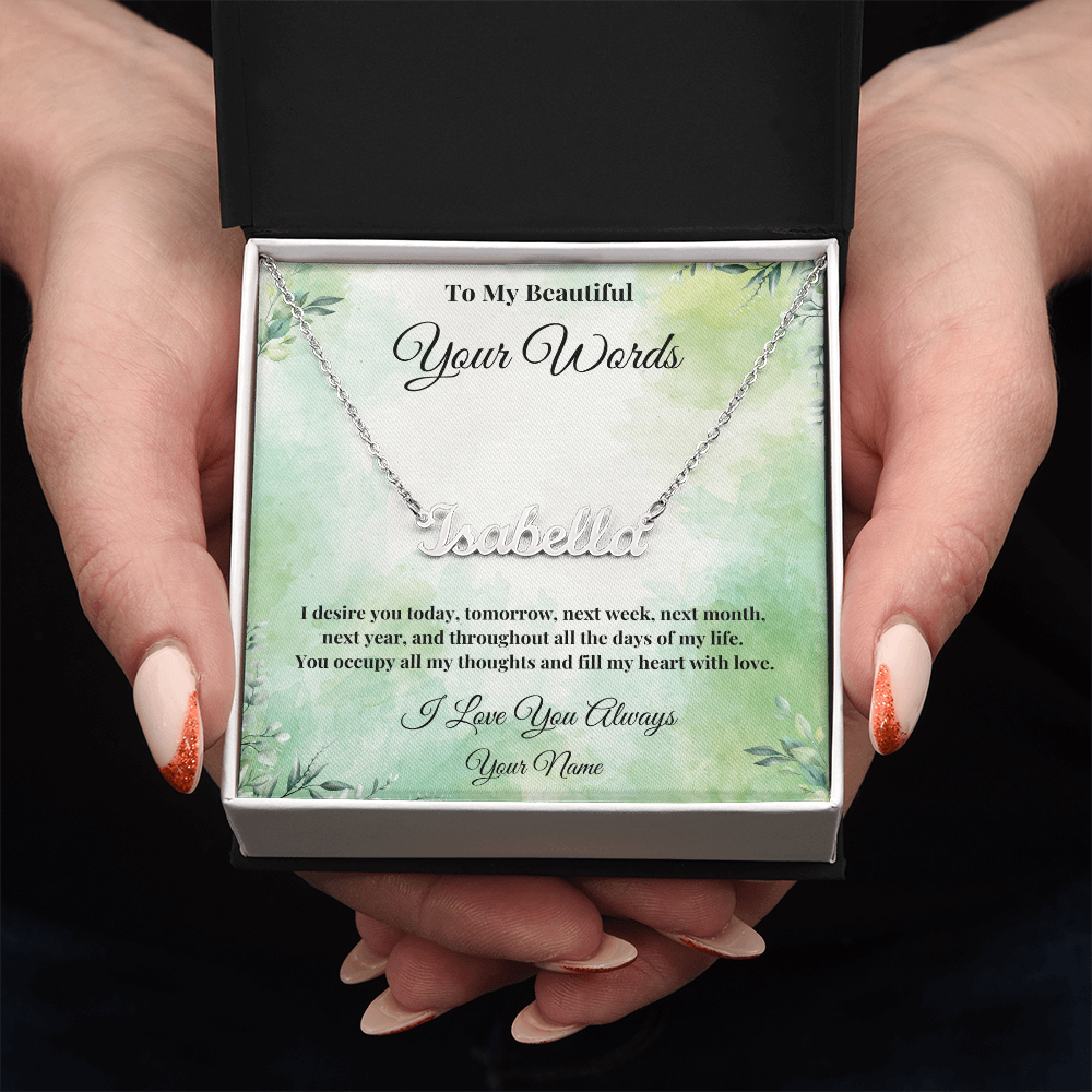 Eternal Elegance: Personalized Name Necklace