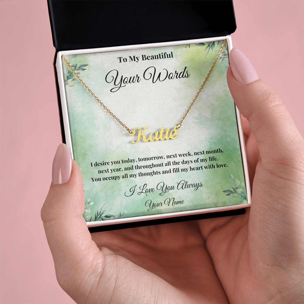 Eternal Elegance: Personalized Name Necklace