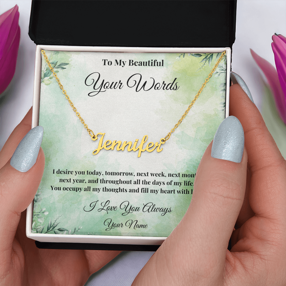 Eternal Elegance: Personalized Name Necklace