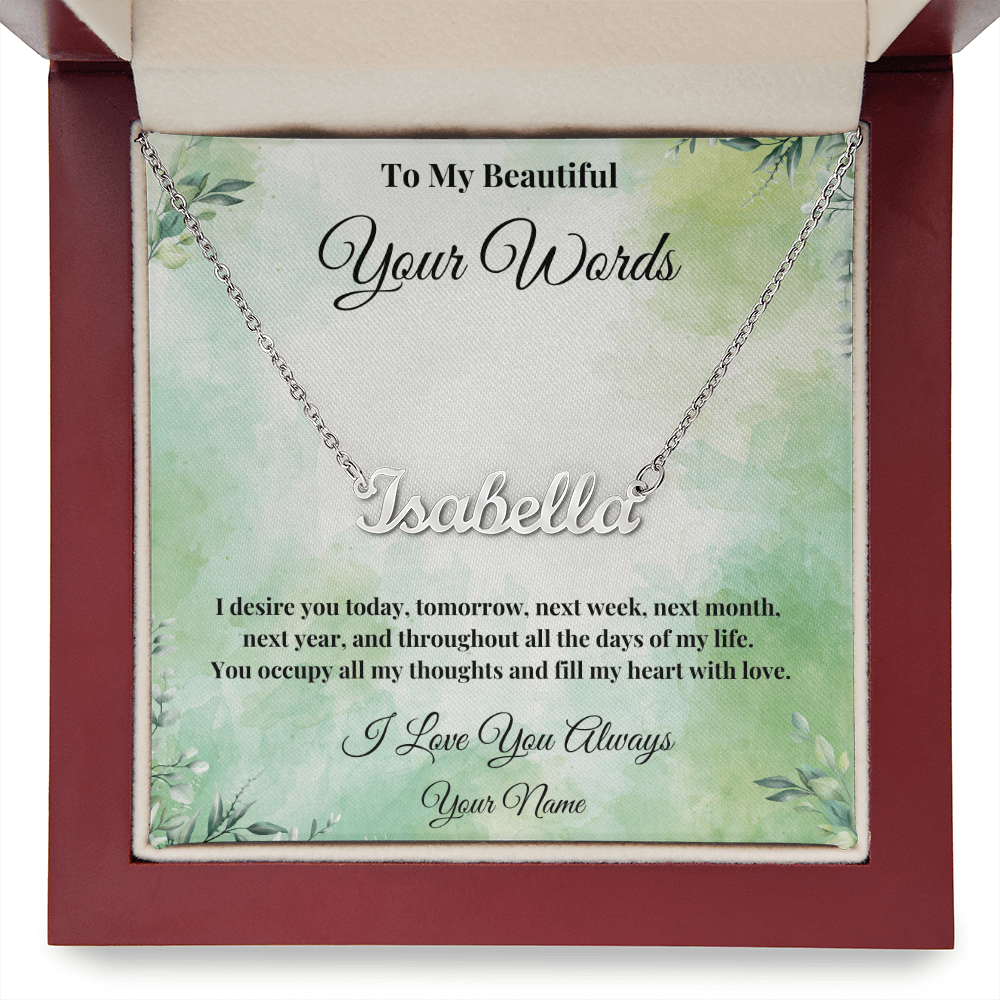 Eternal Elegance: Personalized Name Necklace