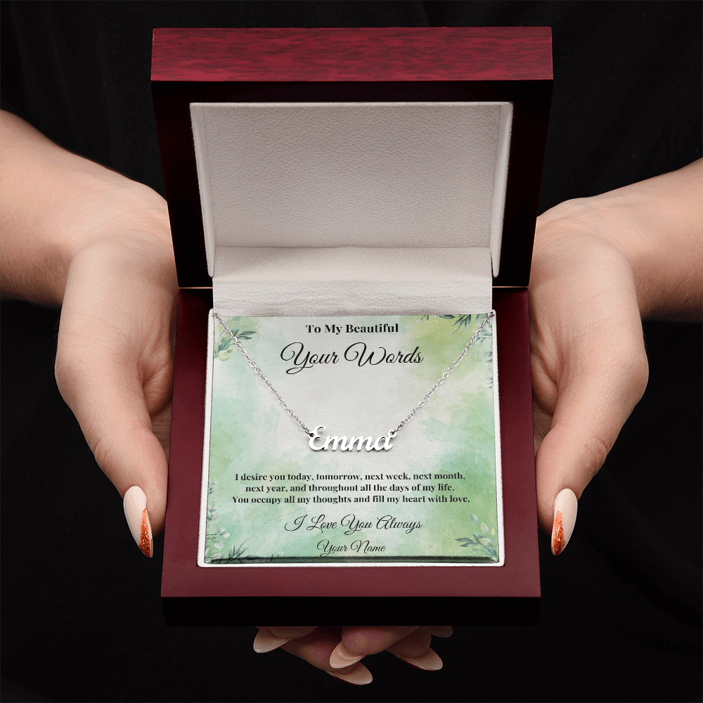 Eternal Elegance: Personalized Name Necklace