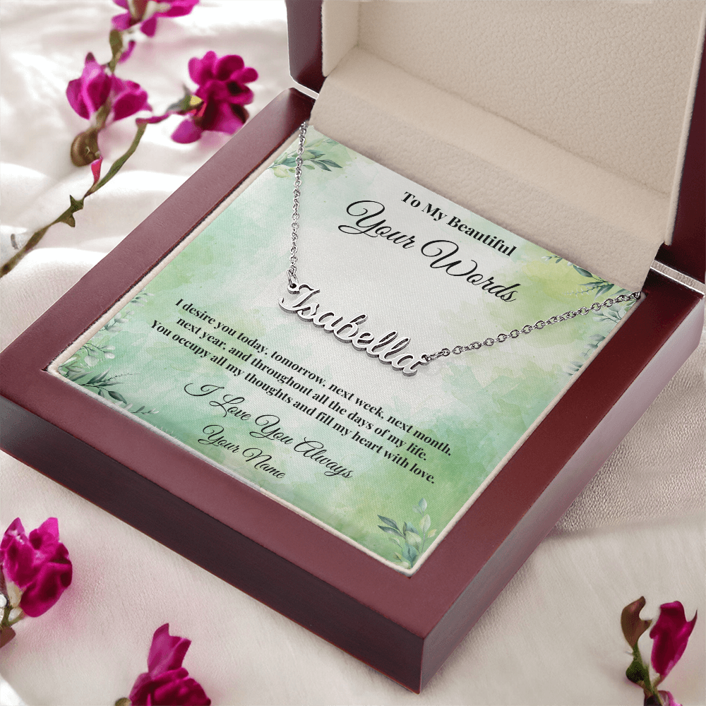 Eternal Elegance: Personalized Name Necklace