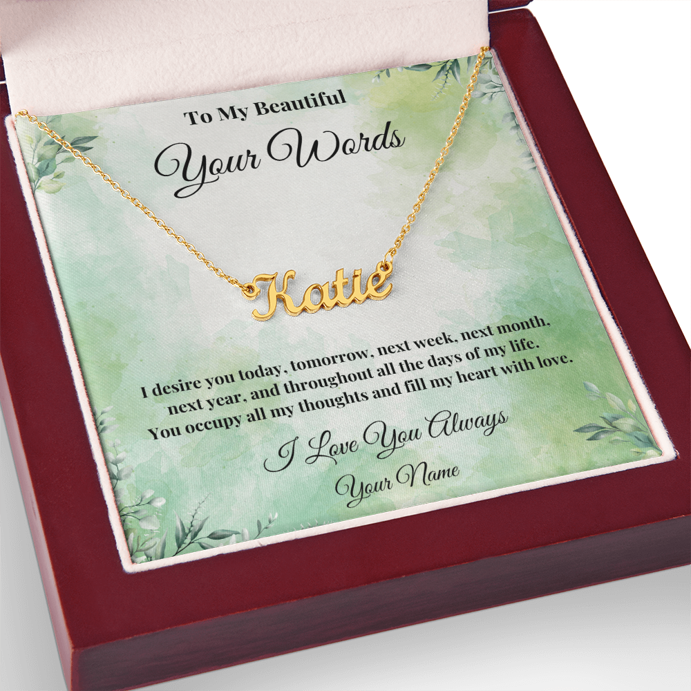 Eternal Elegance: Personalized Name Necklace