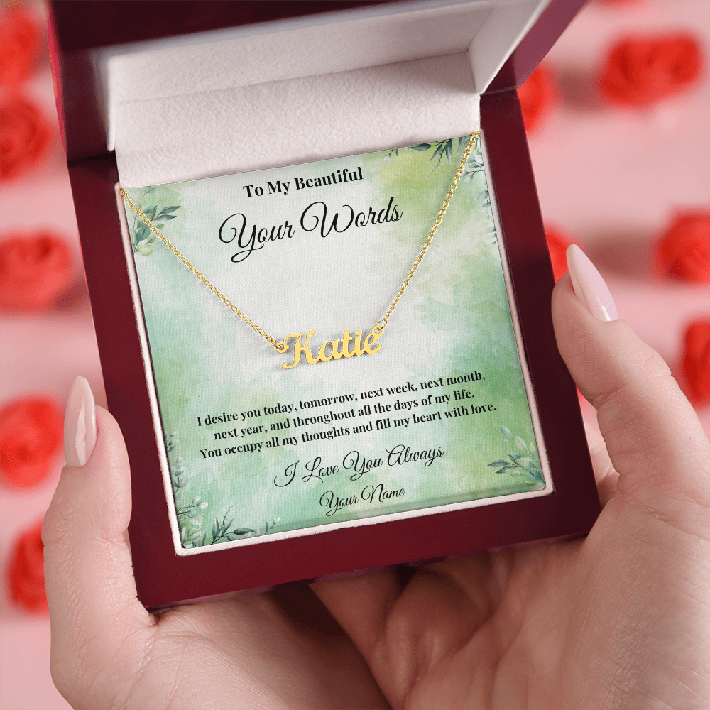 Eternal Elegance: Personalized Name Necklace