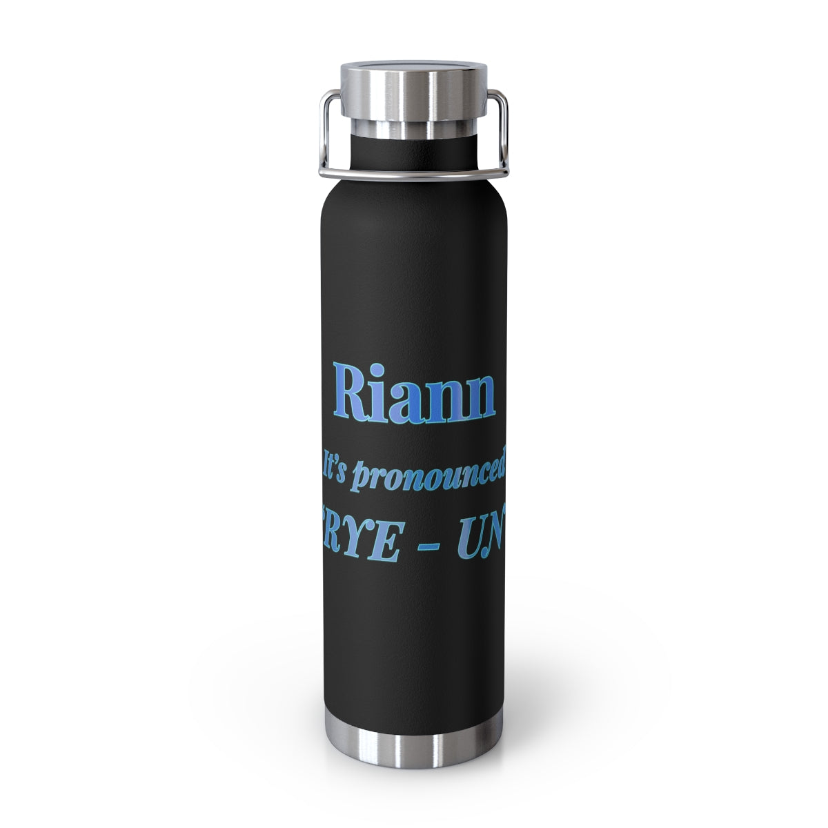 RIANN TUMBLER PLAYFAIR Personalized Copper Vacuum Insulated Bottle, 22oz