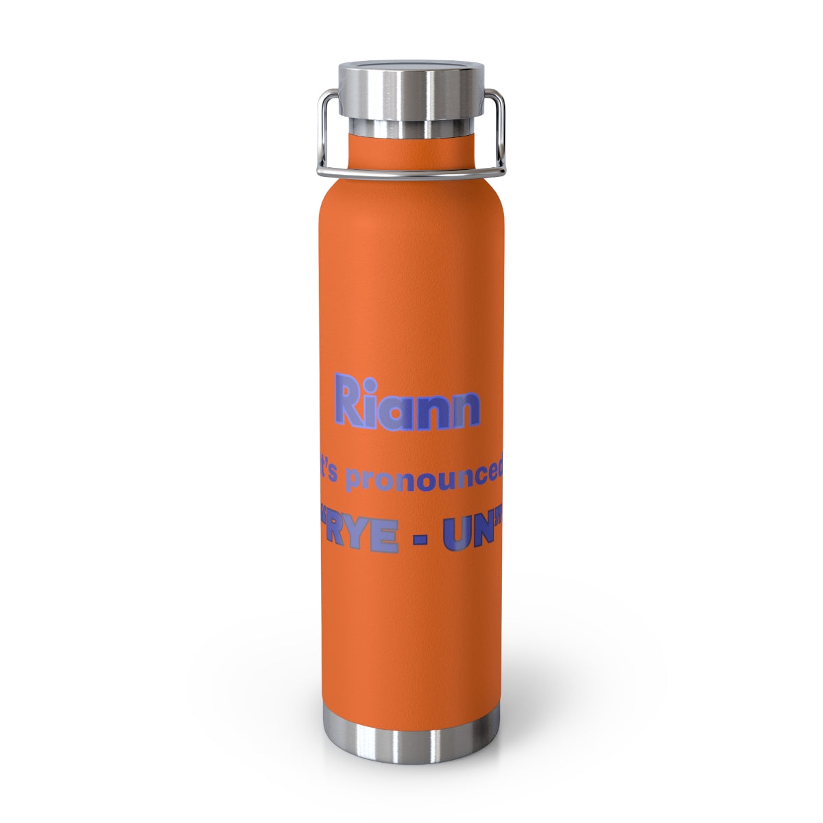 RIANN TUMBLER PLAYFAIR Personalized Copper Vacuum Insulated Bottle, 22oz