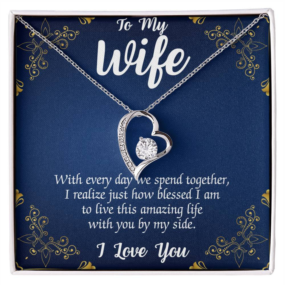 Forever Love Necklace (Rhodium ONLY)