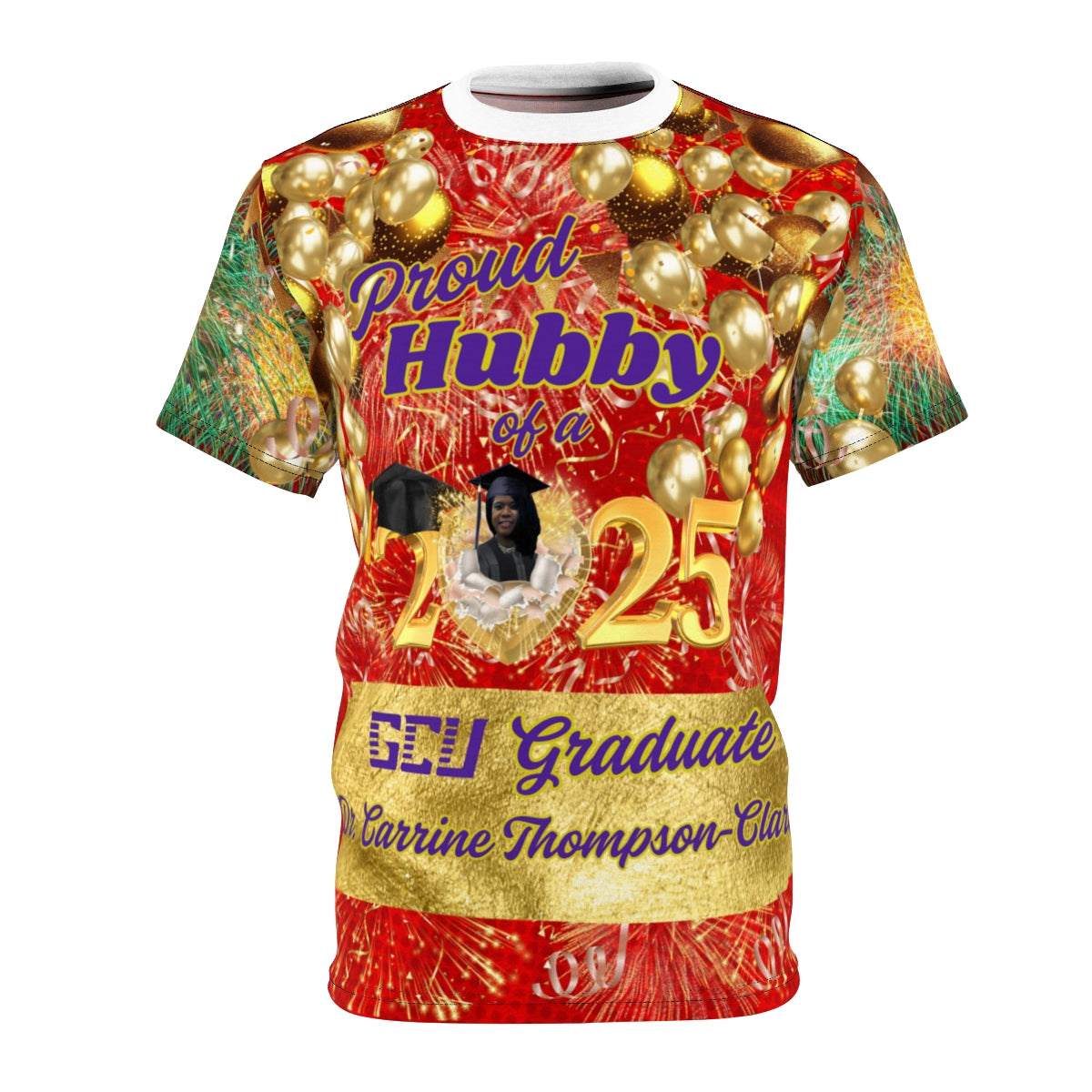 Proud Hubby Unisex Cut & Sew Tee (AOP)
