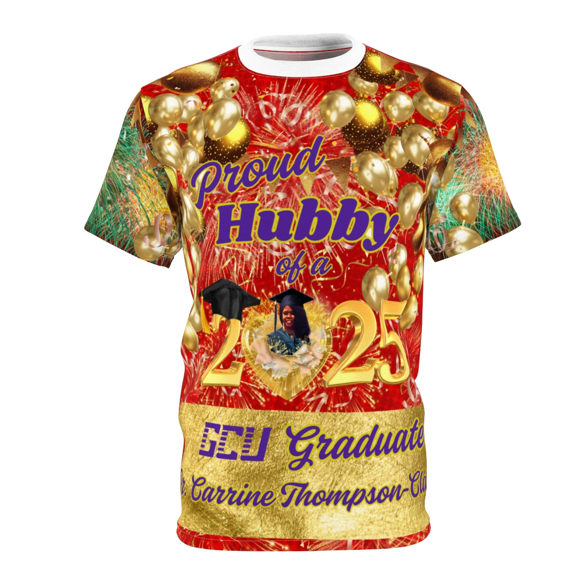 Proud Hubby Unisex Cut & Sew Tee (AOP)