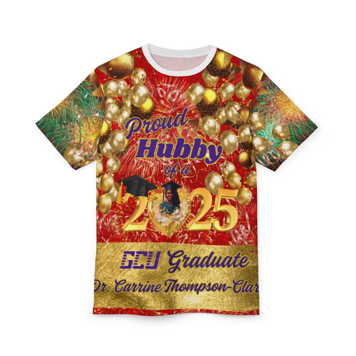 Proud Hubby Unisex Cut & Sew Tee (AOP)