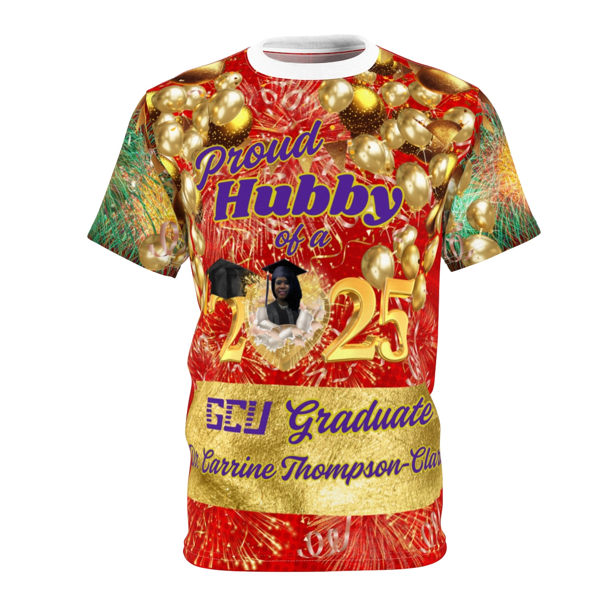 Proud Hubby Unisex Cut & Sew Tee (AOP)