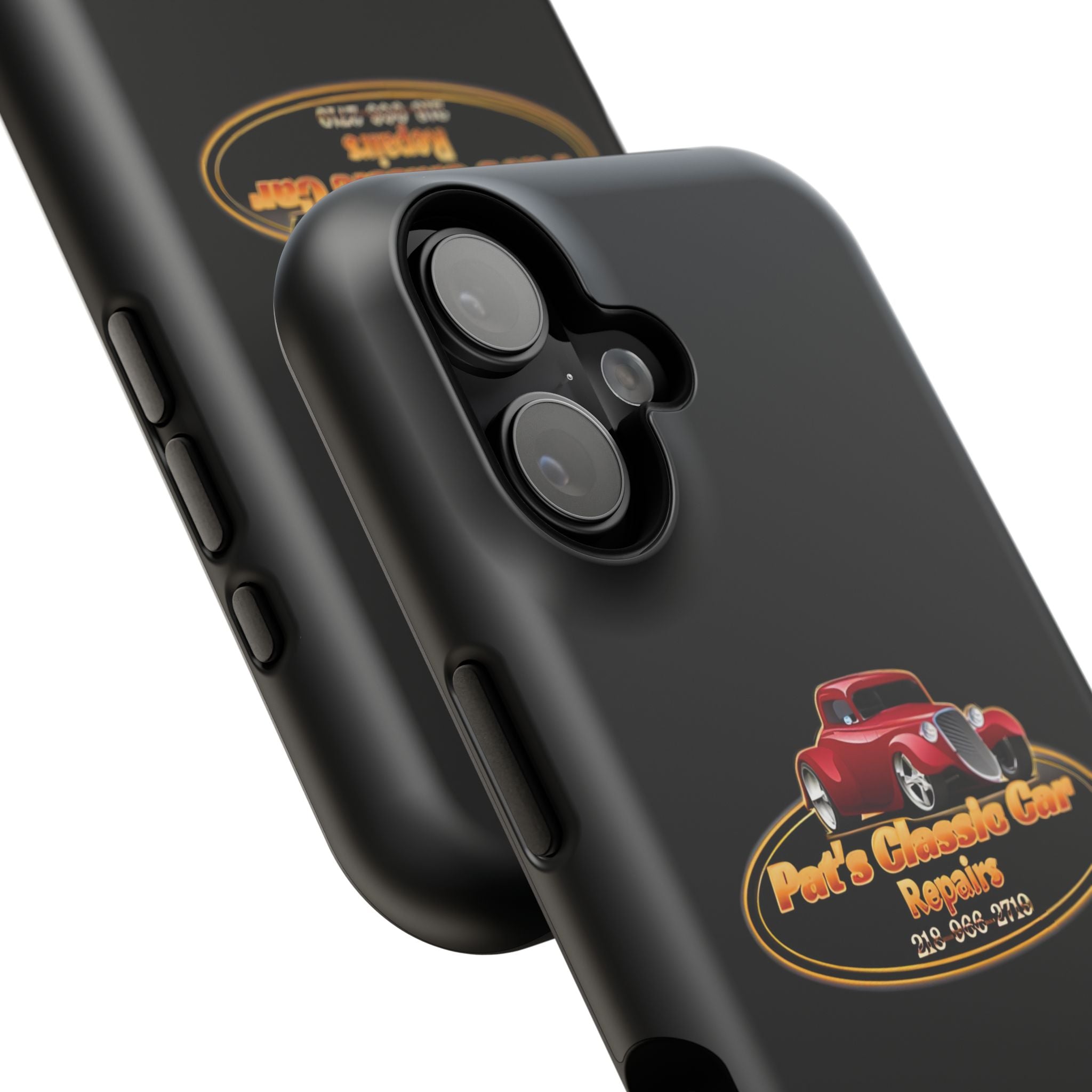 Custom Company Logo Rugged Phone Case — Glossy or Matte
