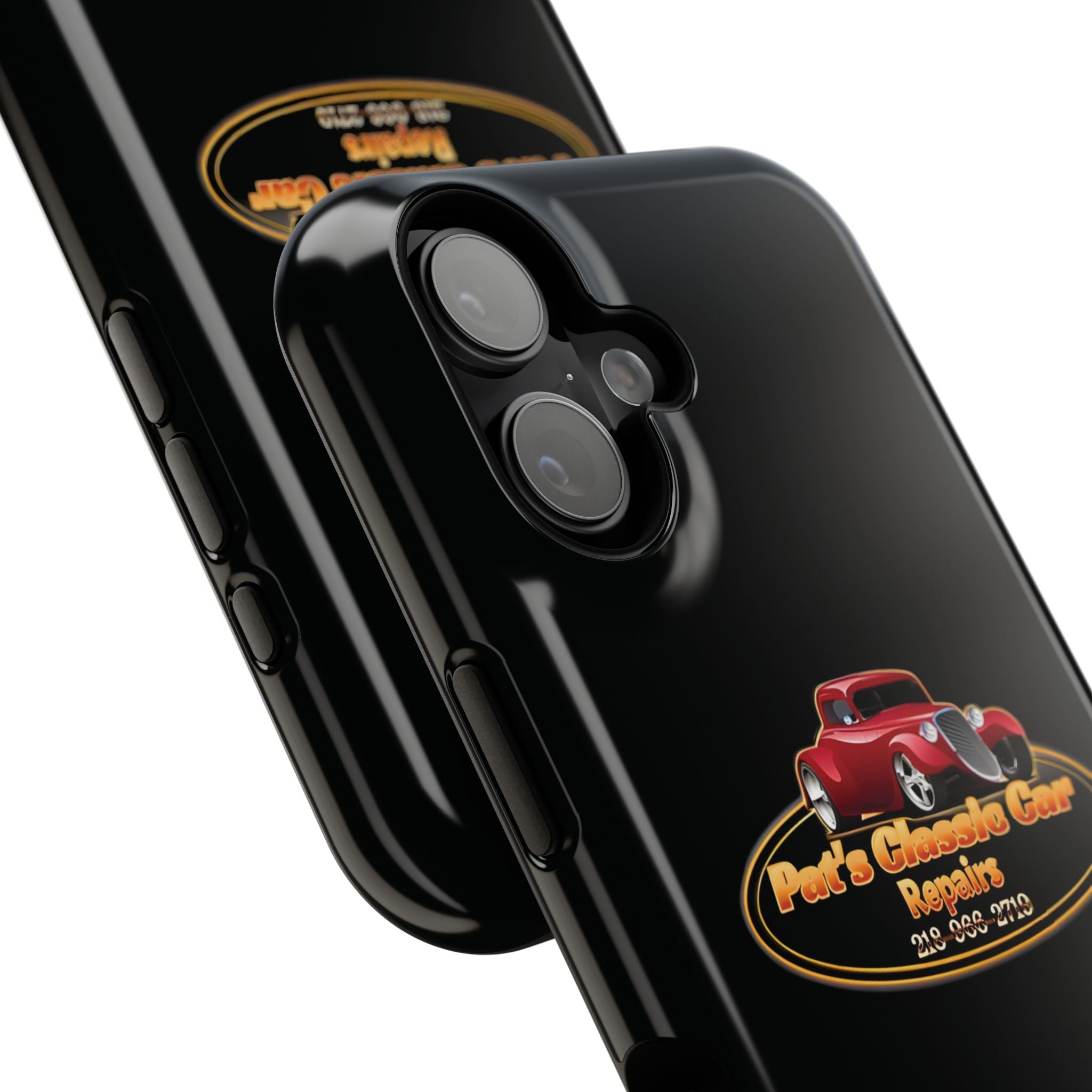 Custom Company Logo Rugged Phone Case — Glossy or Matte