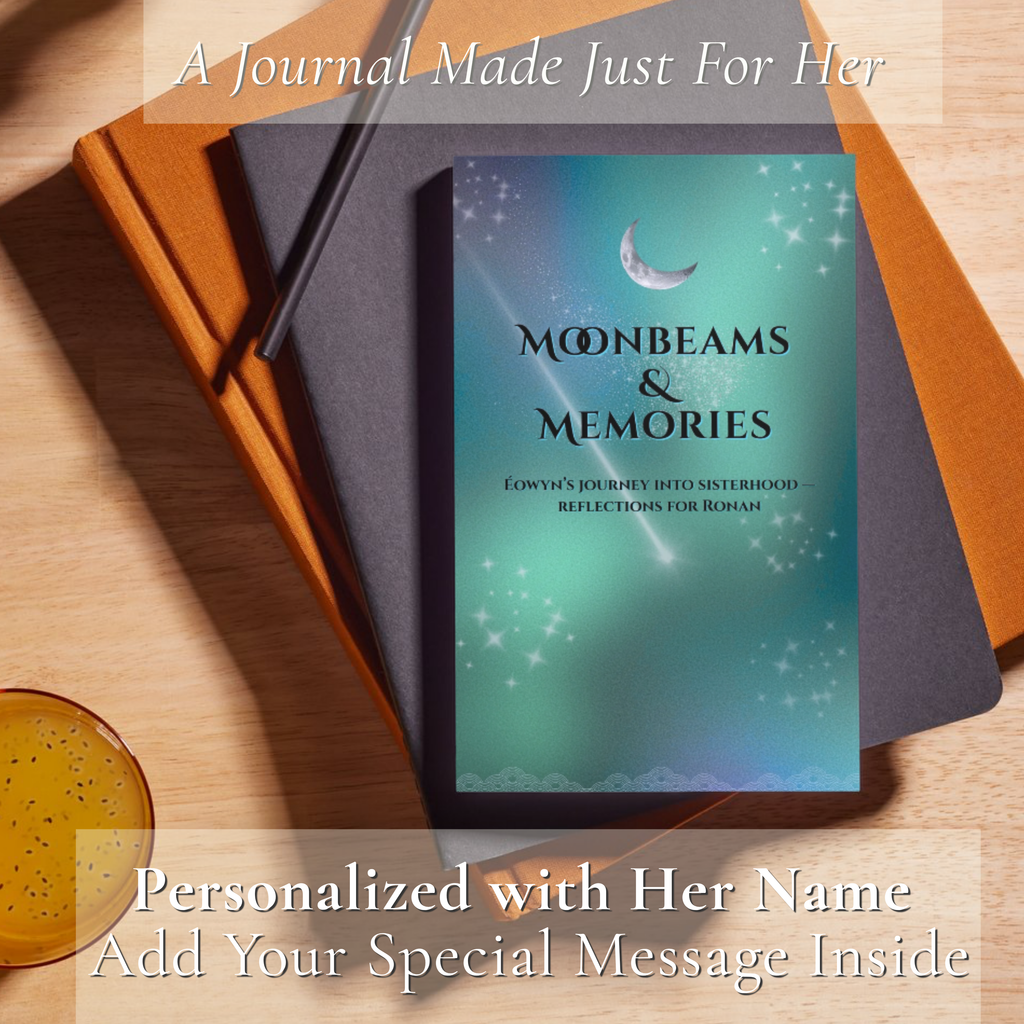 Moonbeams & Memories Customized Journal, A Big Sister's Guided Journey into Love, Growth, & Connection