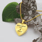 Infinite Moments Engraved Heart Pendant Necklace