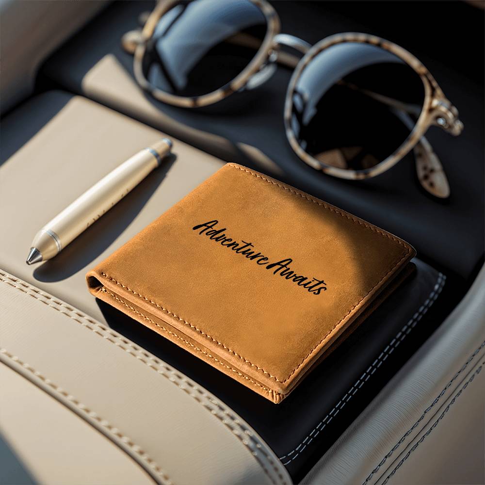 Personalized Leather Men's Wallet: Customized Elegance