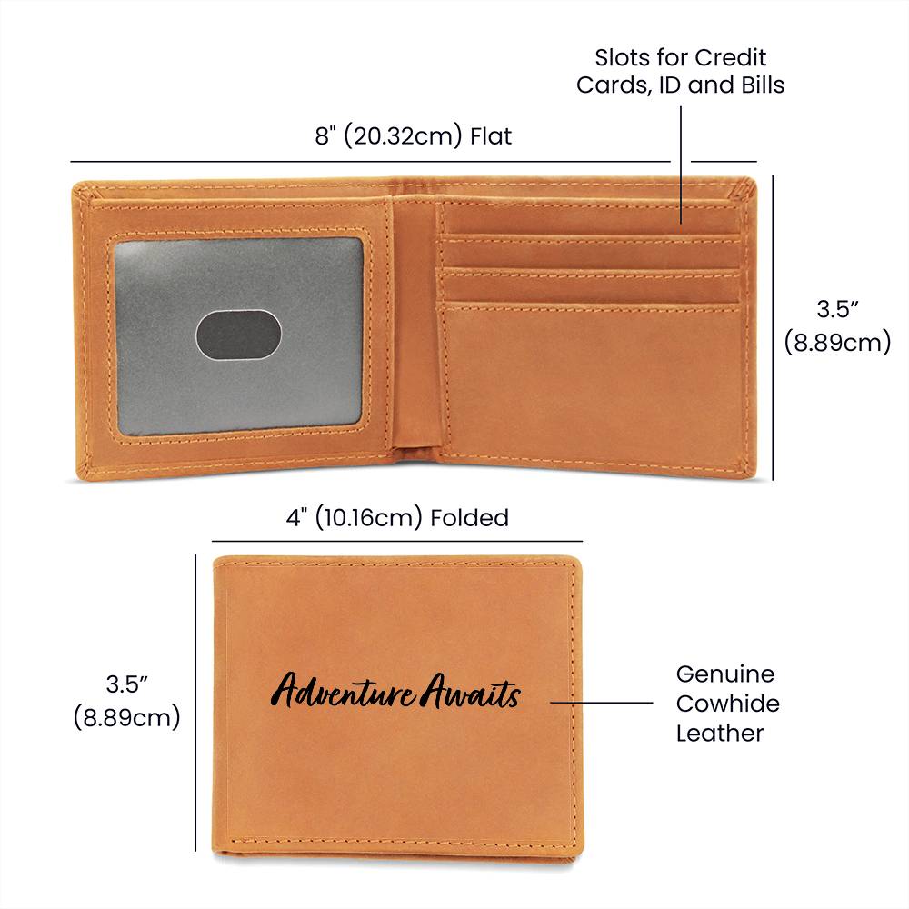 Personalized Leather Men's Wallet: Customized Elegance