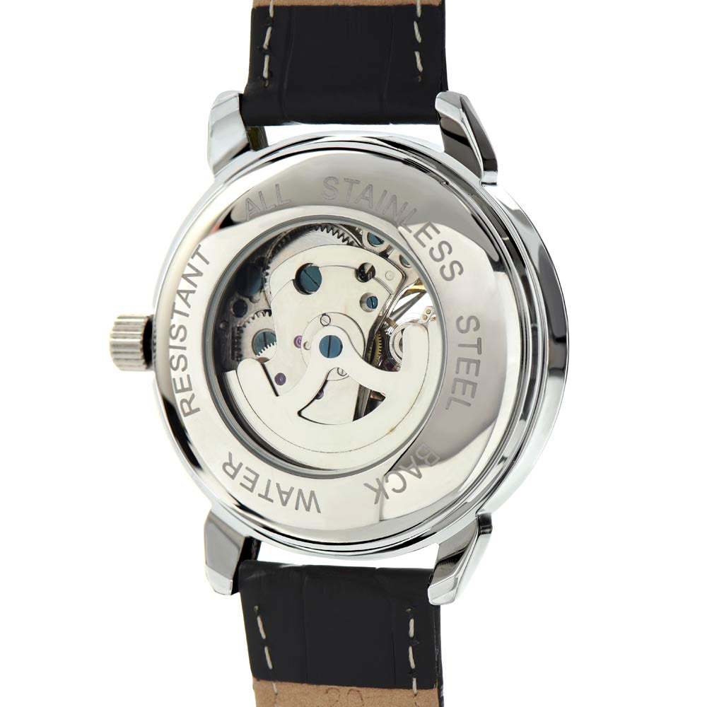 Elegant Men's Openwork Watch - Precision Craftsmanship and Timeless Style