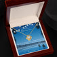 "Forever Entwined: A Symbol of Unending Love" Necklace with Personalized Message Card