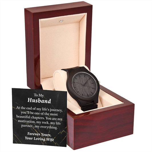 Rustic Charm: Wooden Timepiece with Premium Leather Strap