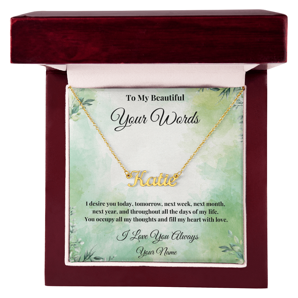 Eternal Elegance: Personalized Name Necklace