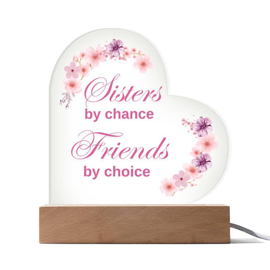 Eternal Love Printed Acrylic Heart Plaque