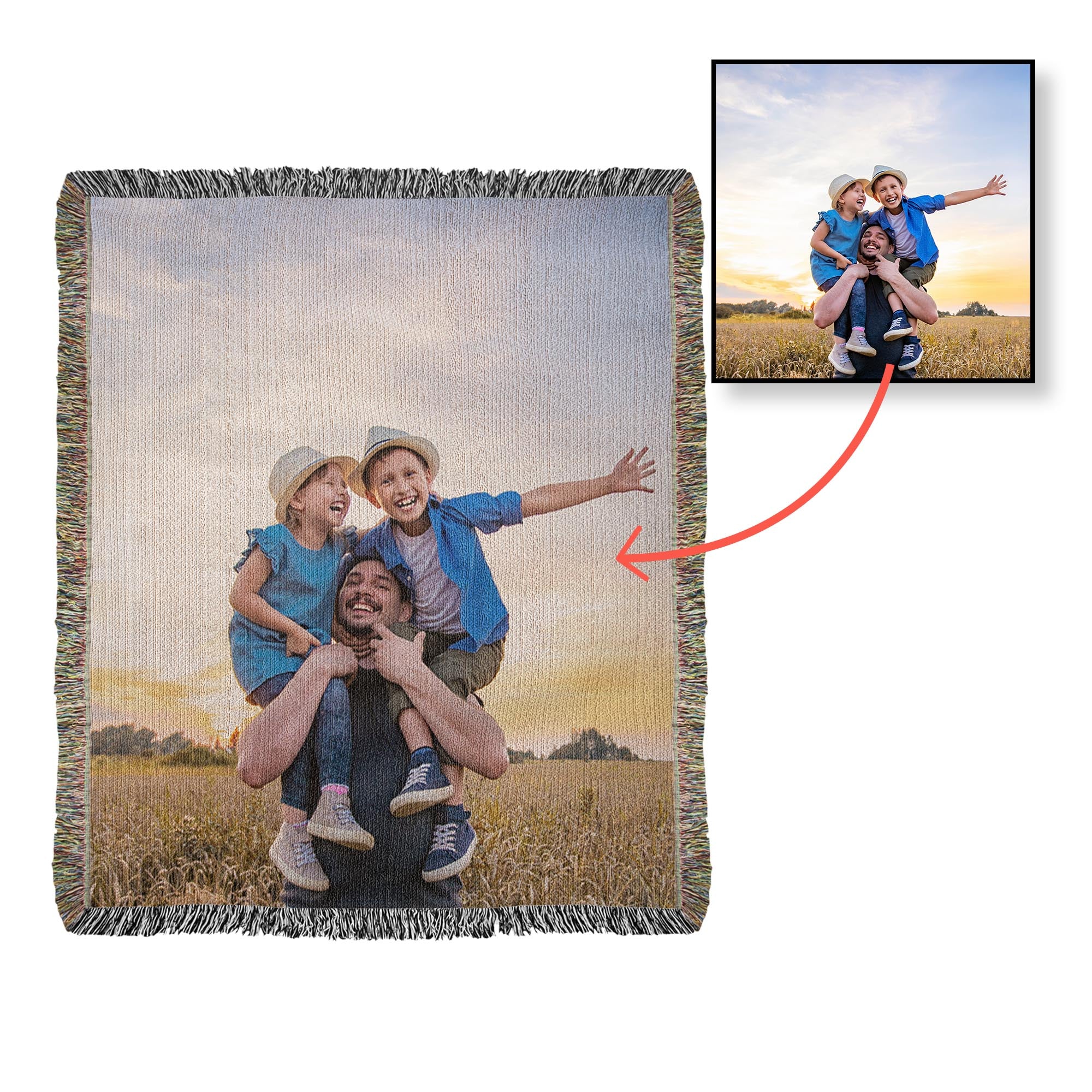 Sentimental Snuggles: Personalized Heirloom Blanket