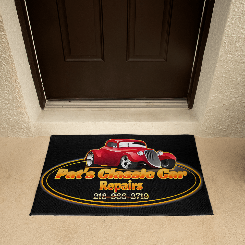 Custom Logo Doormat, Perfect for Businesses, indoor or outdoor