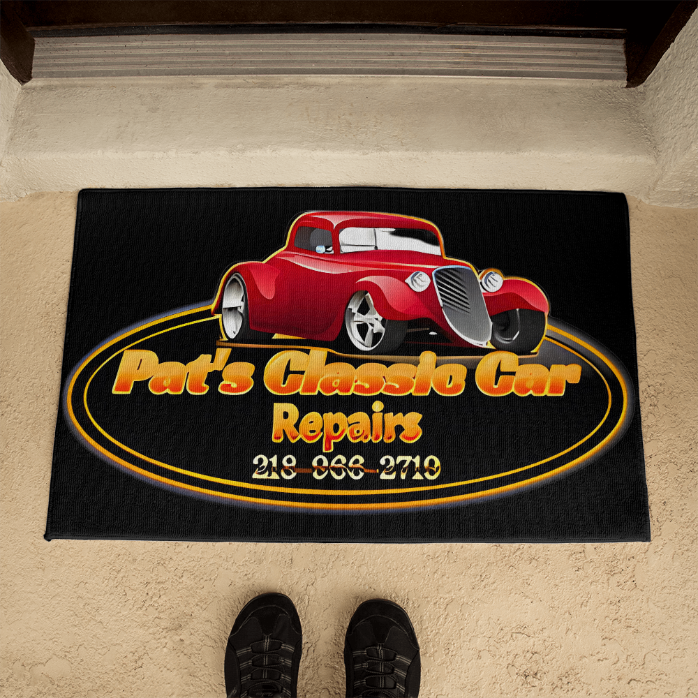 Custom Logo Doormat, Perfect for Businesses, indoor or outdoor