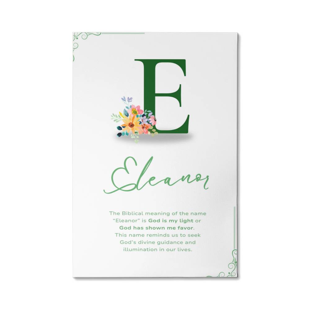 "The Biblical Meaning of Your Name" Gallery Wrapped Canvas, multiple sizes