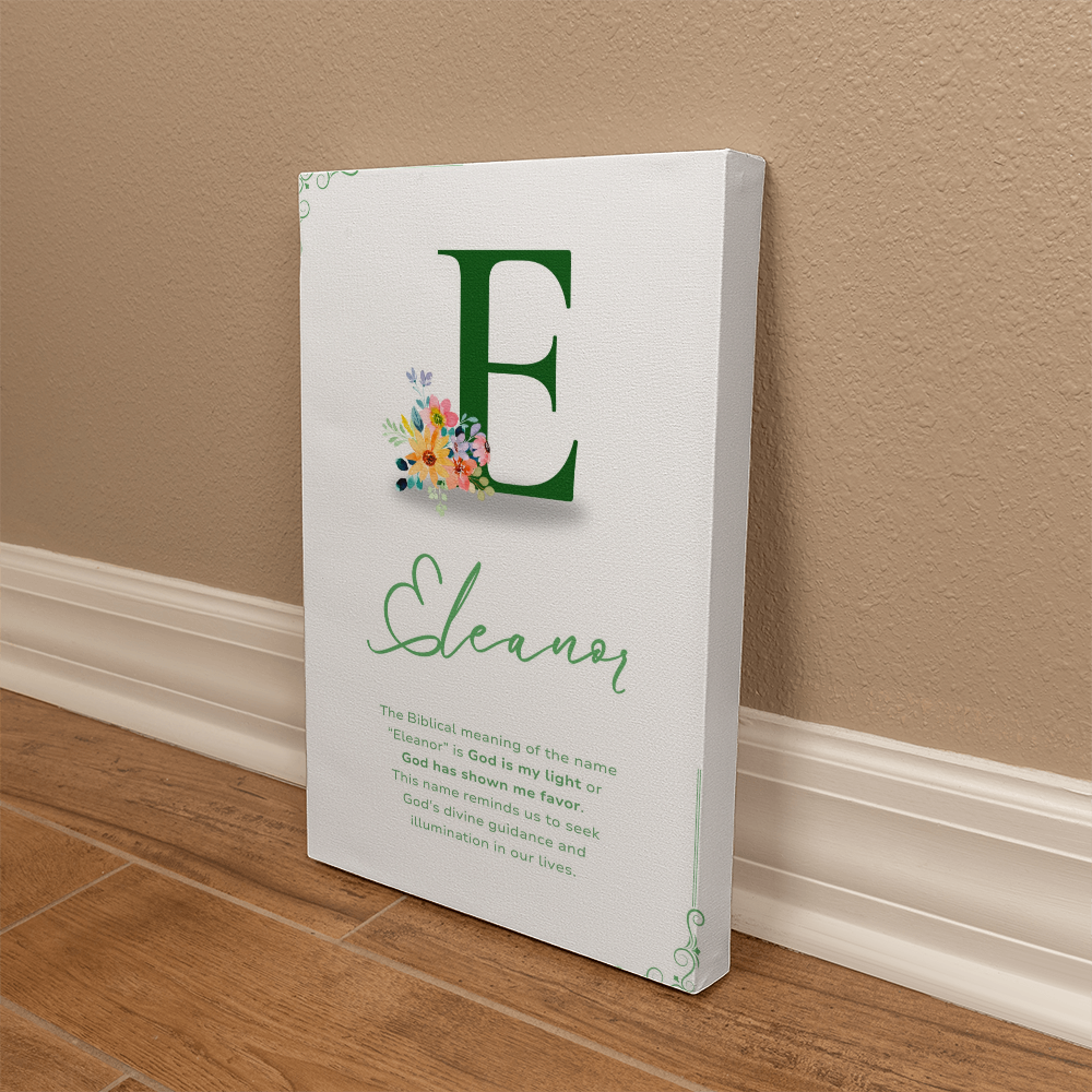 "The Biblical Meaning of Your Name" Gallery Wrapped Canvas, multiple sizes