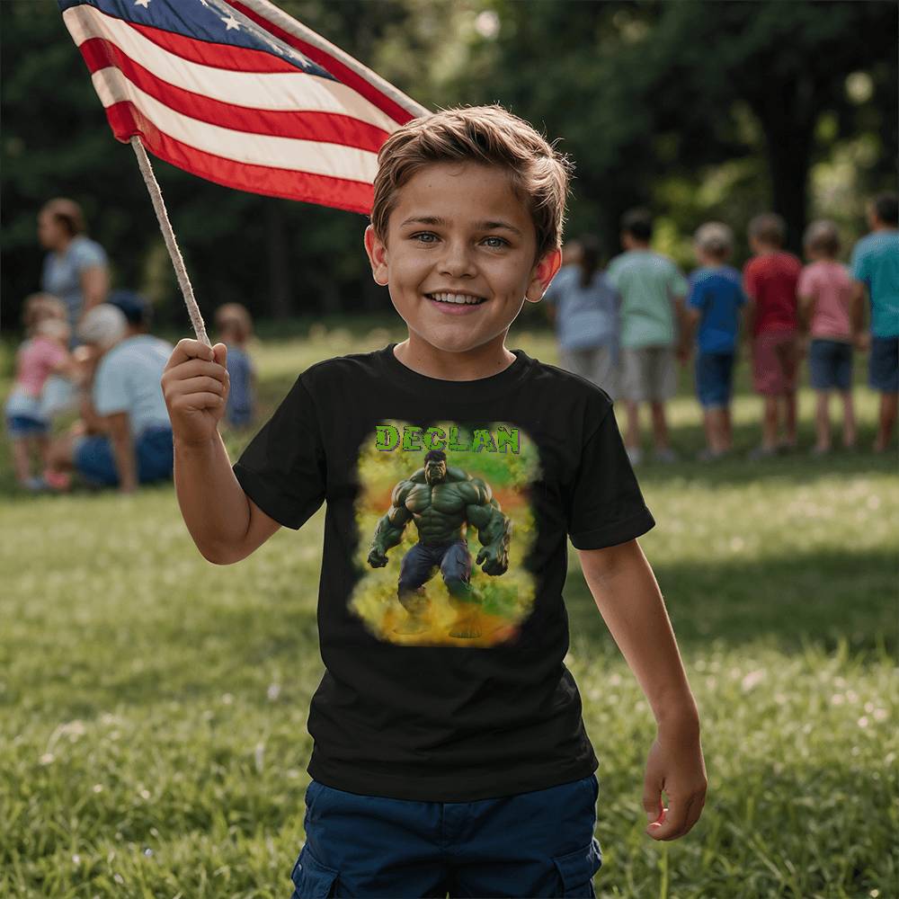 Personalized Incredible Hulk Shirt