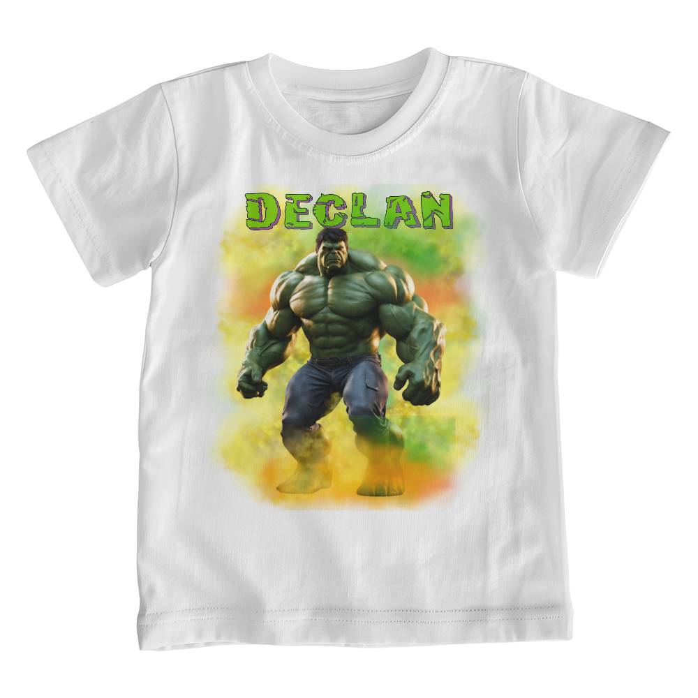 Personalized Incredible Hulk Shirt