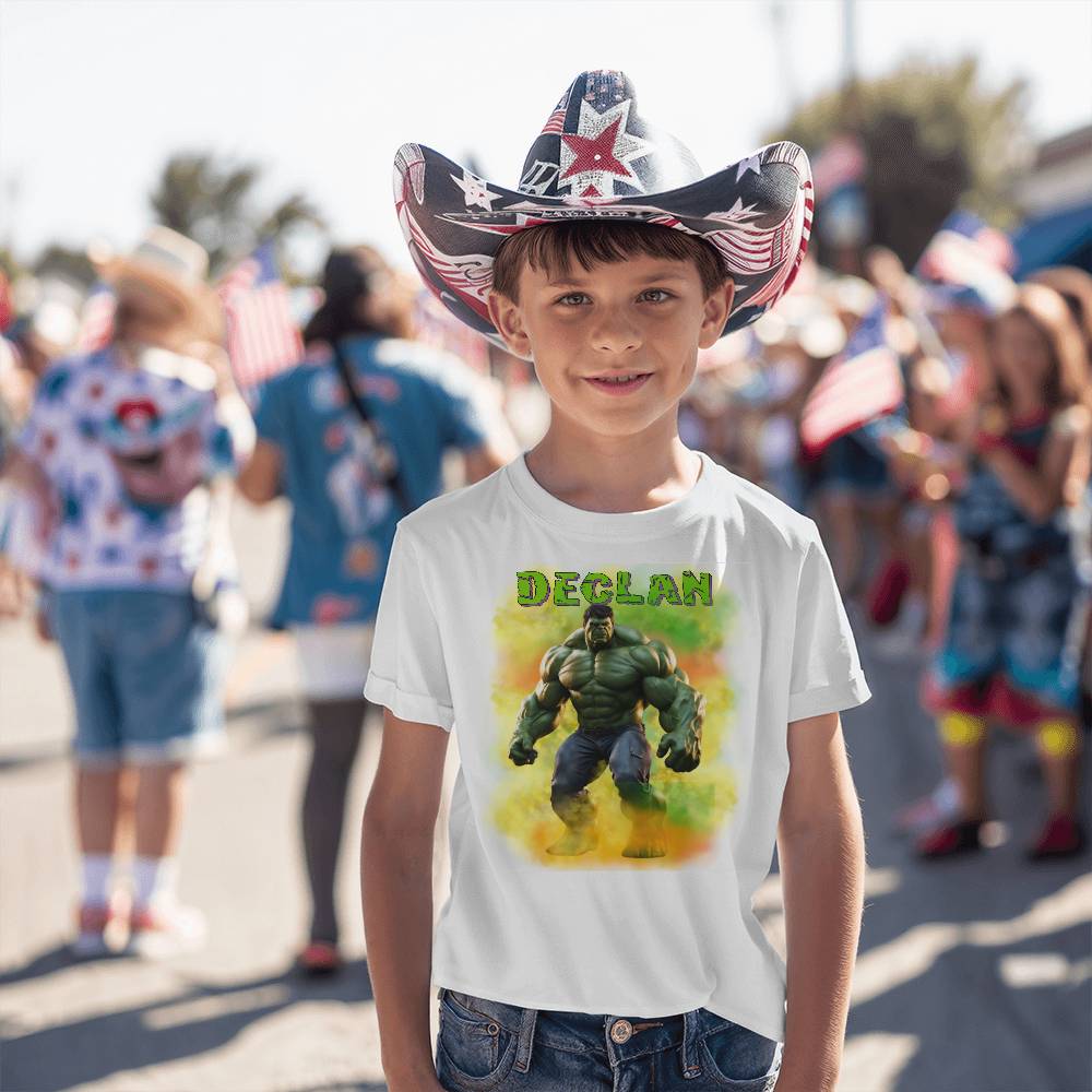 Personalized Incredible Hulk Shirt