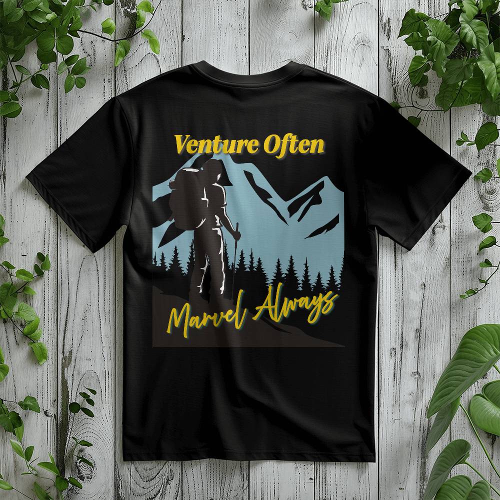 "Venture Often Marvel Always" Signature Adventure T-shirt