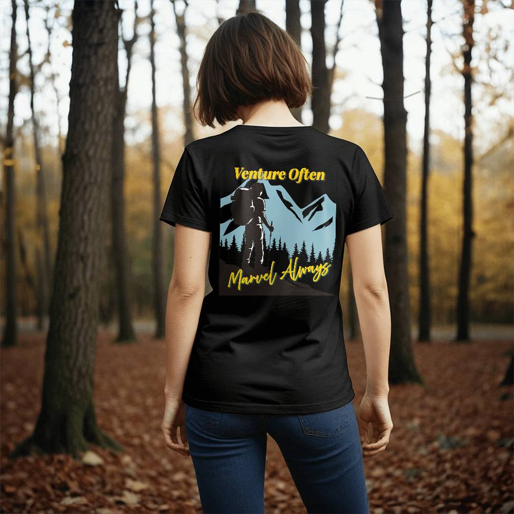 "Venture Often Marvel Always" Signature Adventure T-shirt