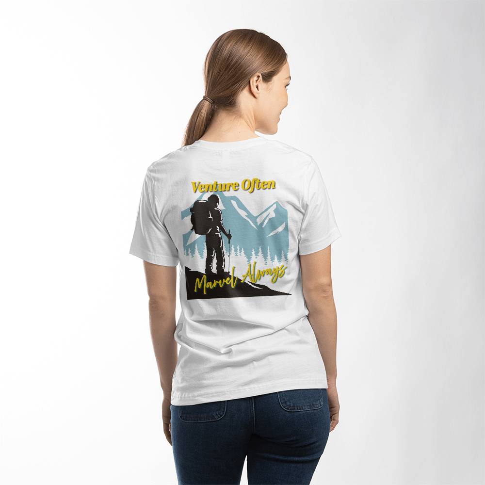 "Venture Often Marvel Always" Signature Adventure T-shirt