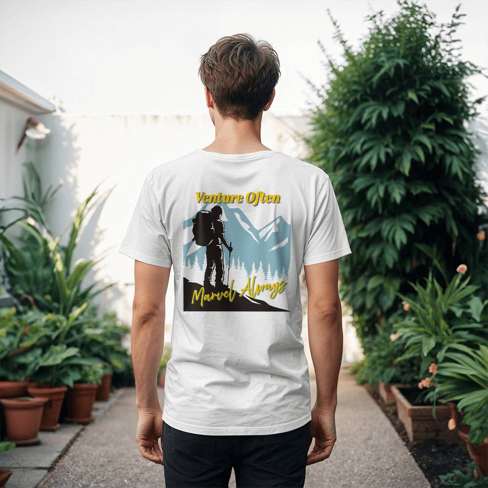 "Venture Often Marvel Always" Signature Adventure T-shirt