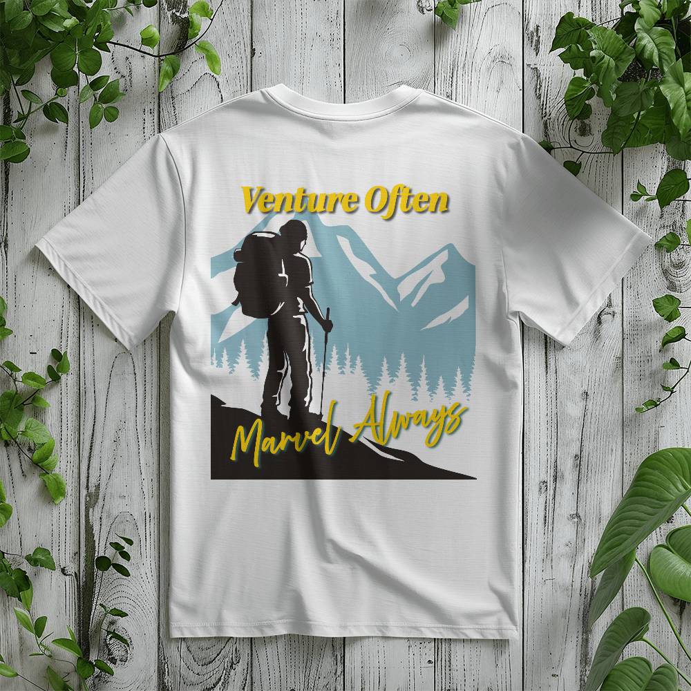 "Venture Often Marvel Always" Signature Adventure T-shirt