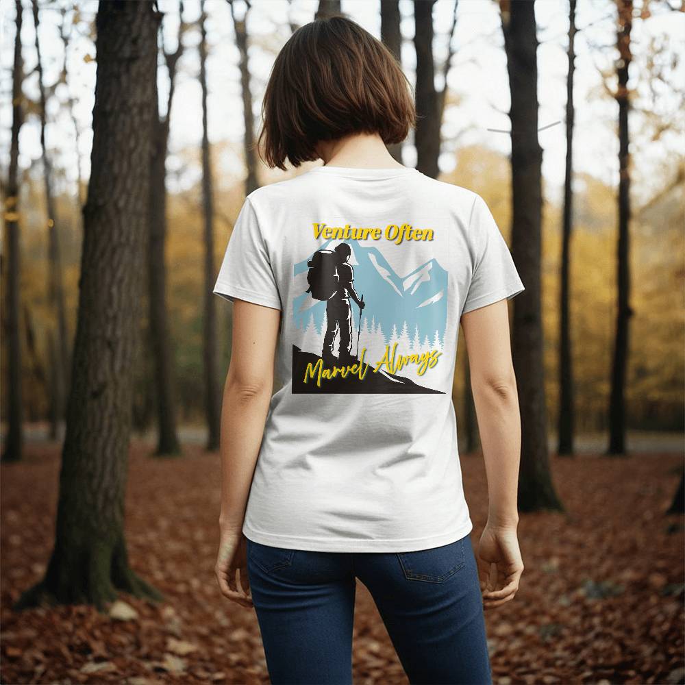 "Venture Often Marvel Always" Signature Adventure T-shirt